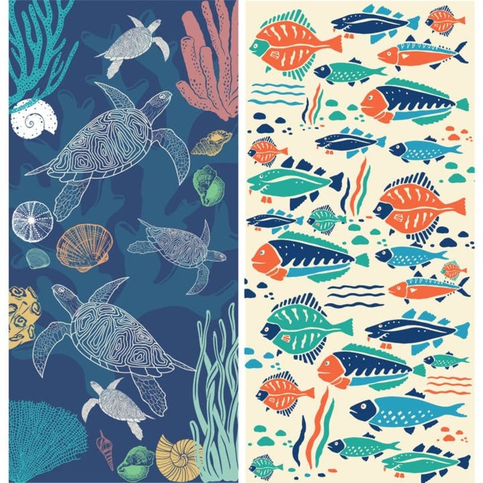 Sand Resistant Towel in Under the Sea