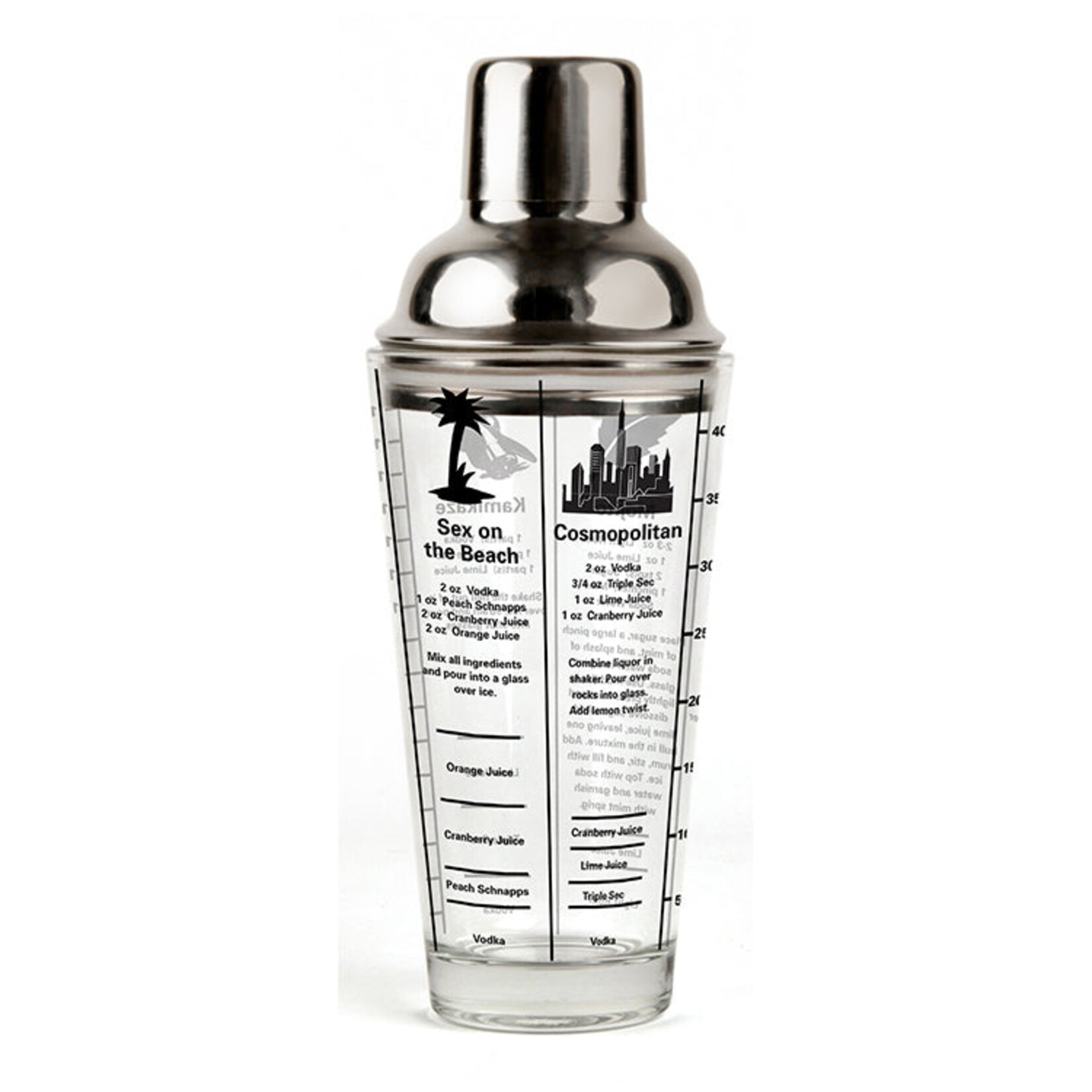 Kikkerland Mix Master Cocktail Shaker