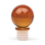 Moony Glass Bottle Stopper in Amber