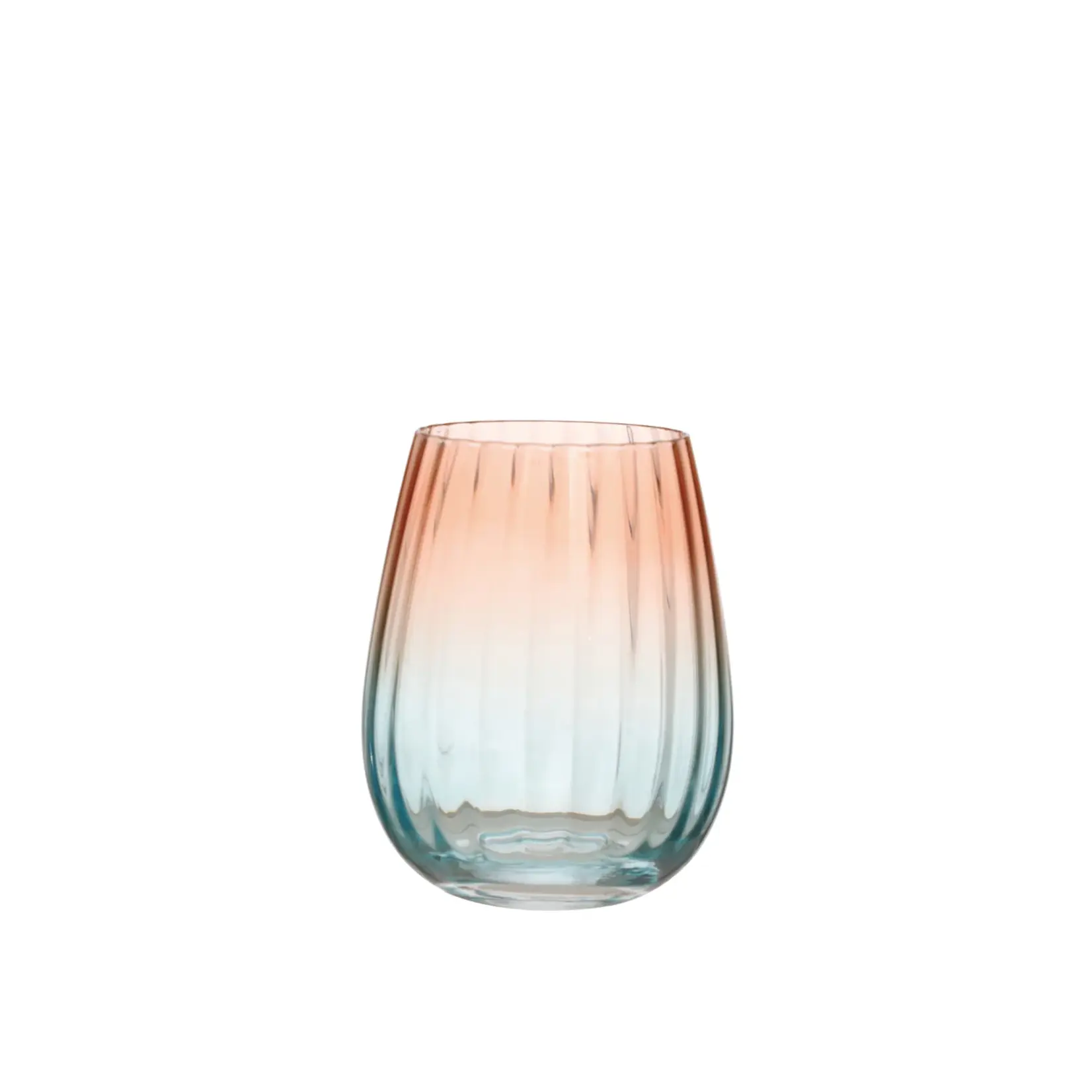 Blush & Blue Two-Tone Wine Glass