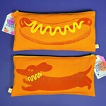 Hot Dog Canvas Travel Pouch