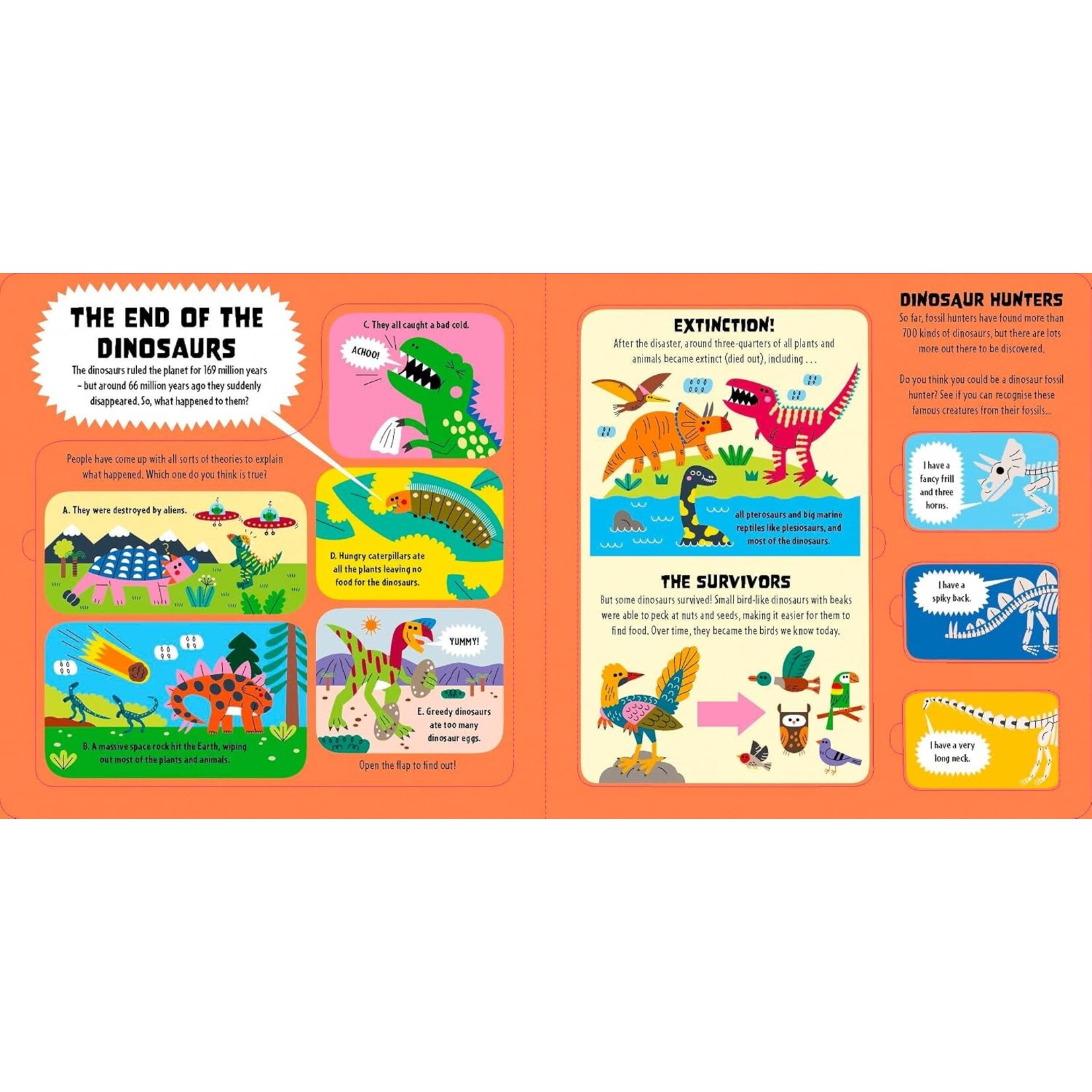 Hachette My First Lift The Flap: Dinosaurs