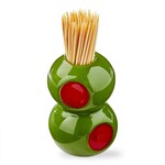 Tag Olive Toothpick Holder