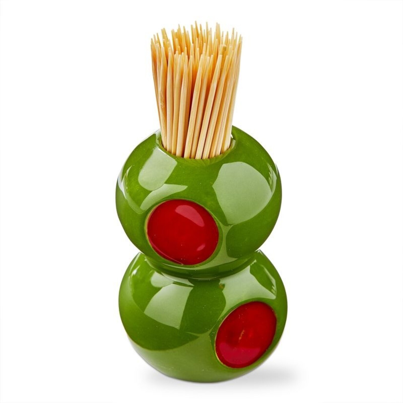 Tag Olive Toothpick Holder