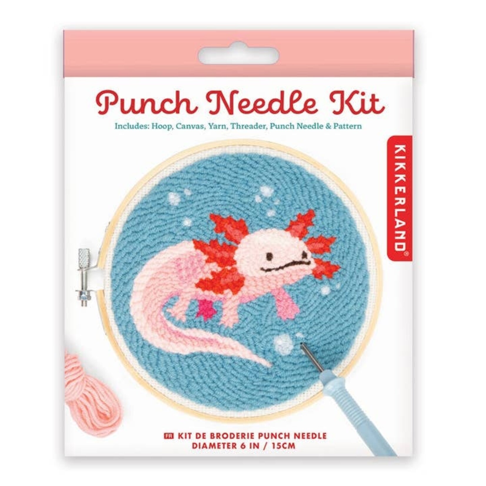 Kikkerland Axolotl Punch Needle