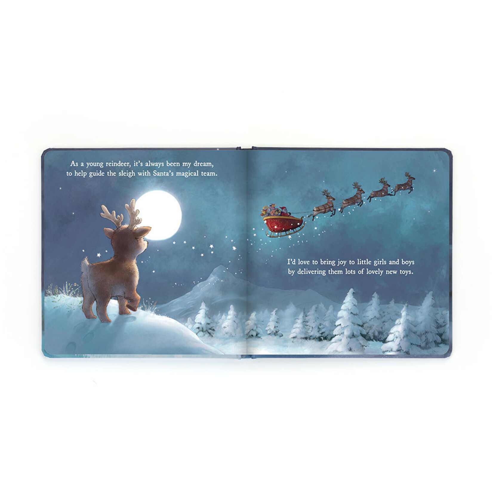 Jellycat Mitzi Reindeers Dream  Book