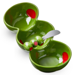 Tag Olive 3-Part Server & Spreader Set