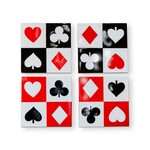 Tag Suits Coaster Set