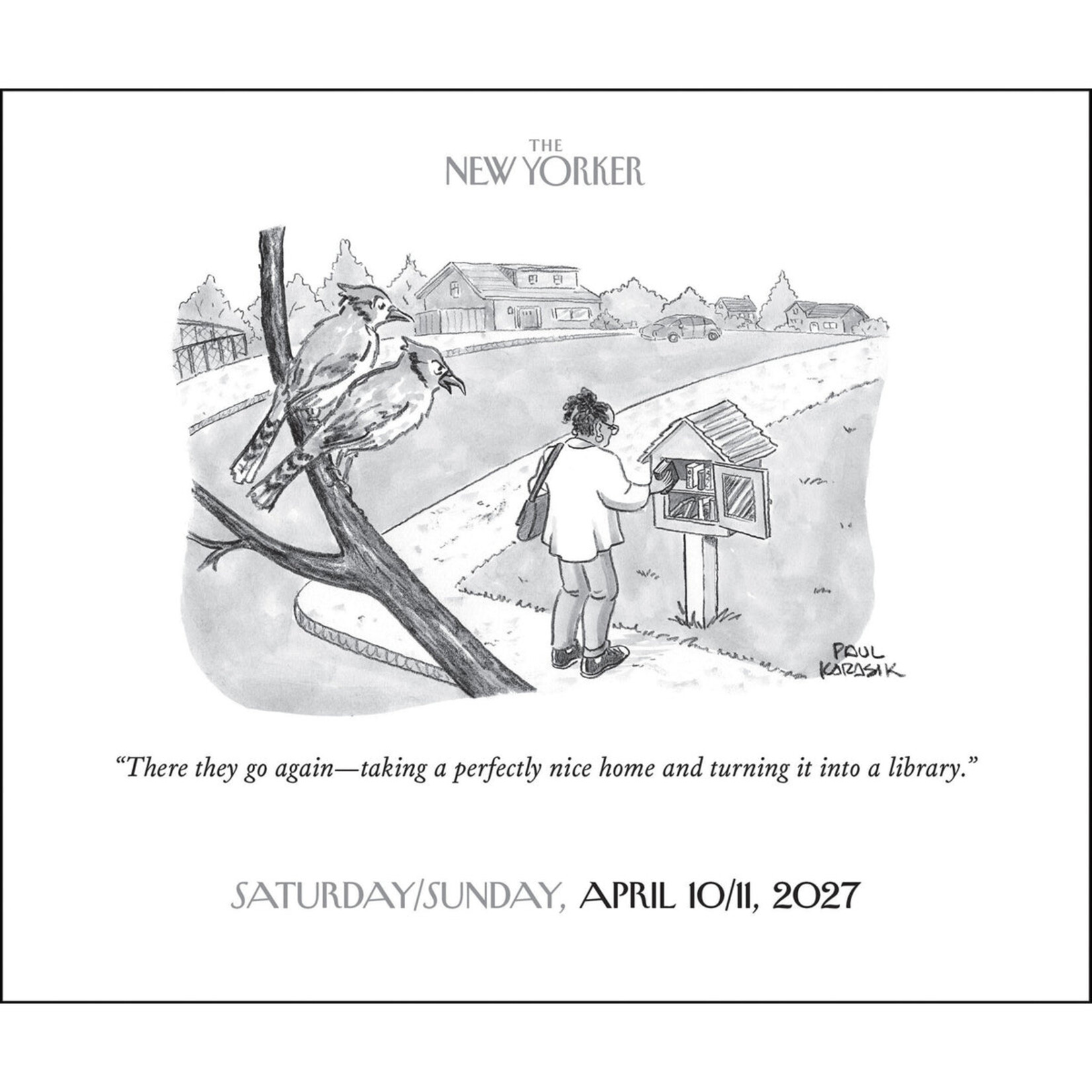 Simon and Schuster Cartoons from The New Yorker Boxed Calendar 2027