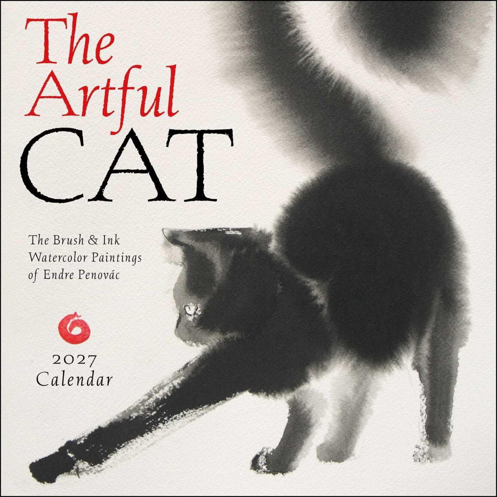 Simon and Schuster Artful Cats Wall Calendar 2027