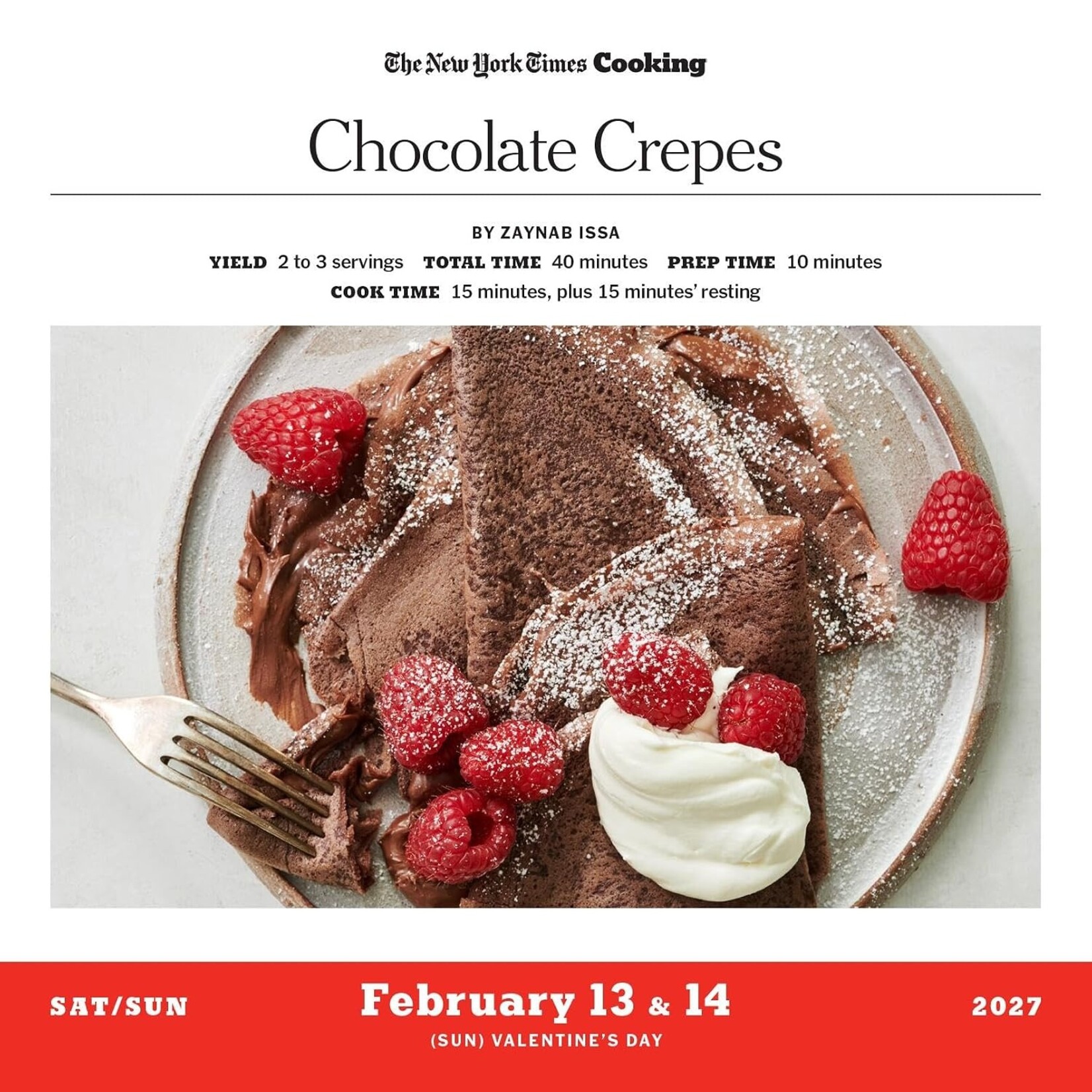 Workman Publishing New York Times Cooking Boxed Calendar 2027