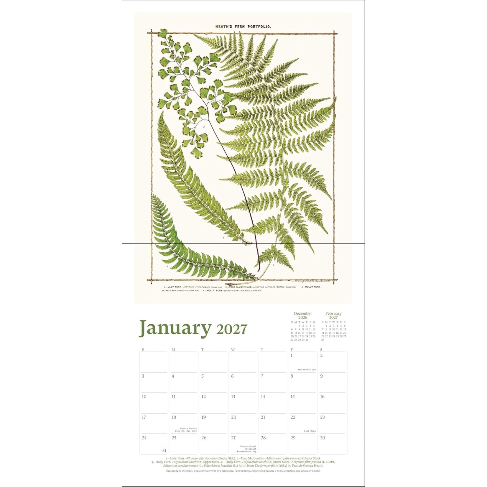 Simon and Schuster NY Botanical Garden  Wall Calendar 2027