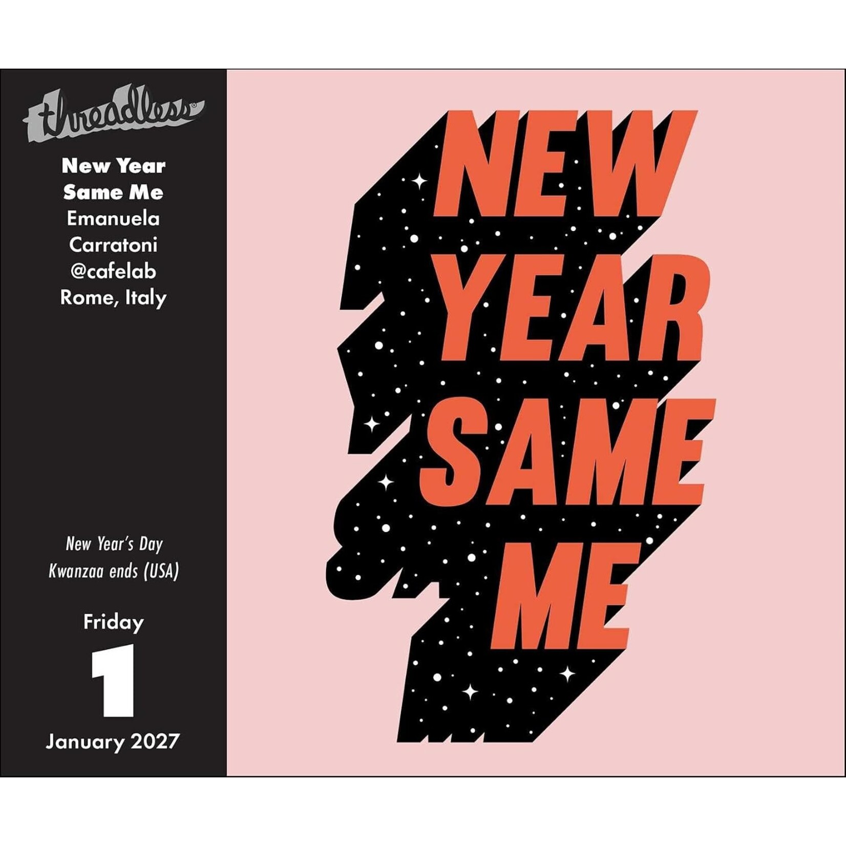 Threadless Design a Day Desk Calendar 2027