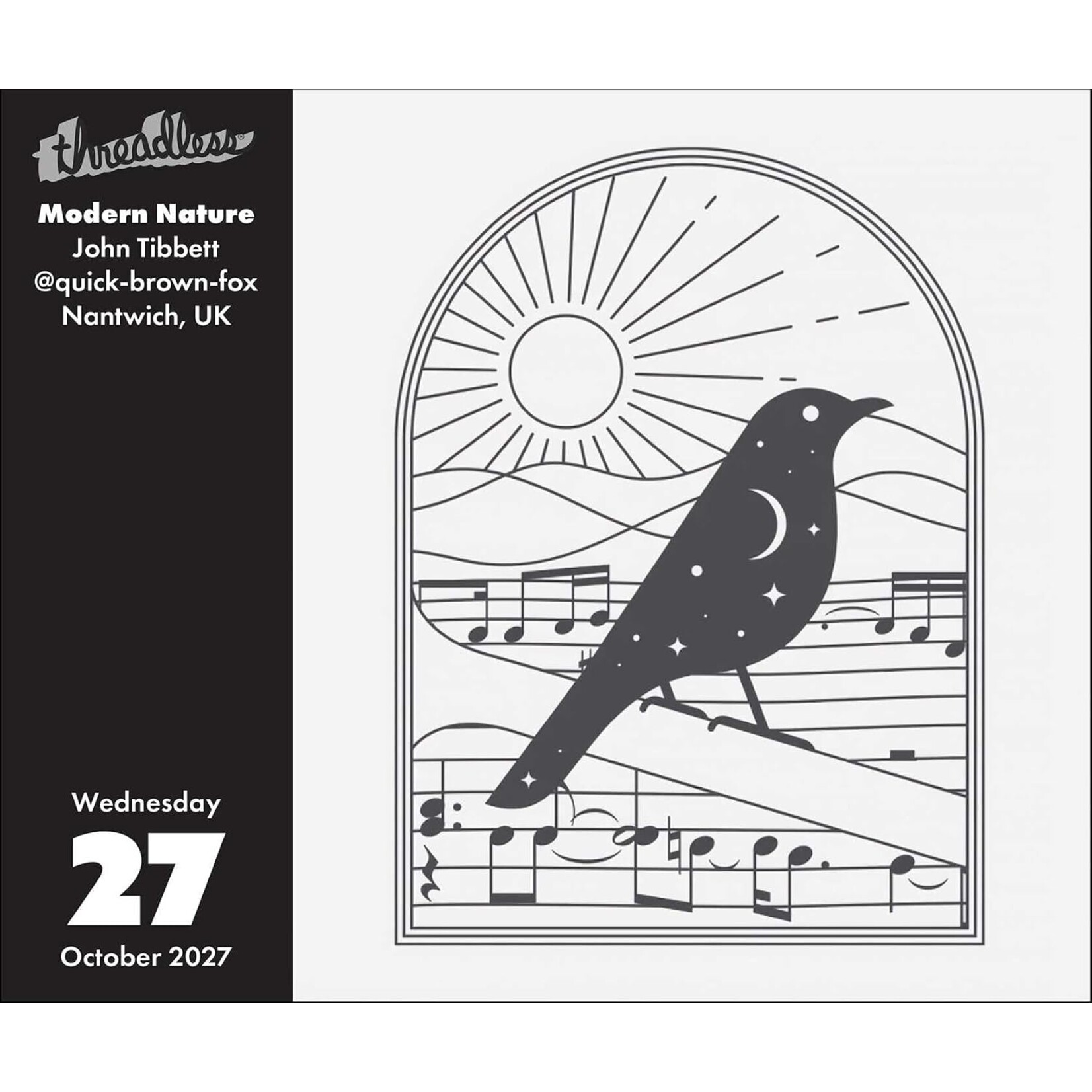 Threadless Design a Day Desk Calendar 2027