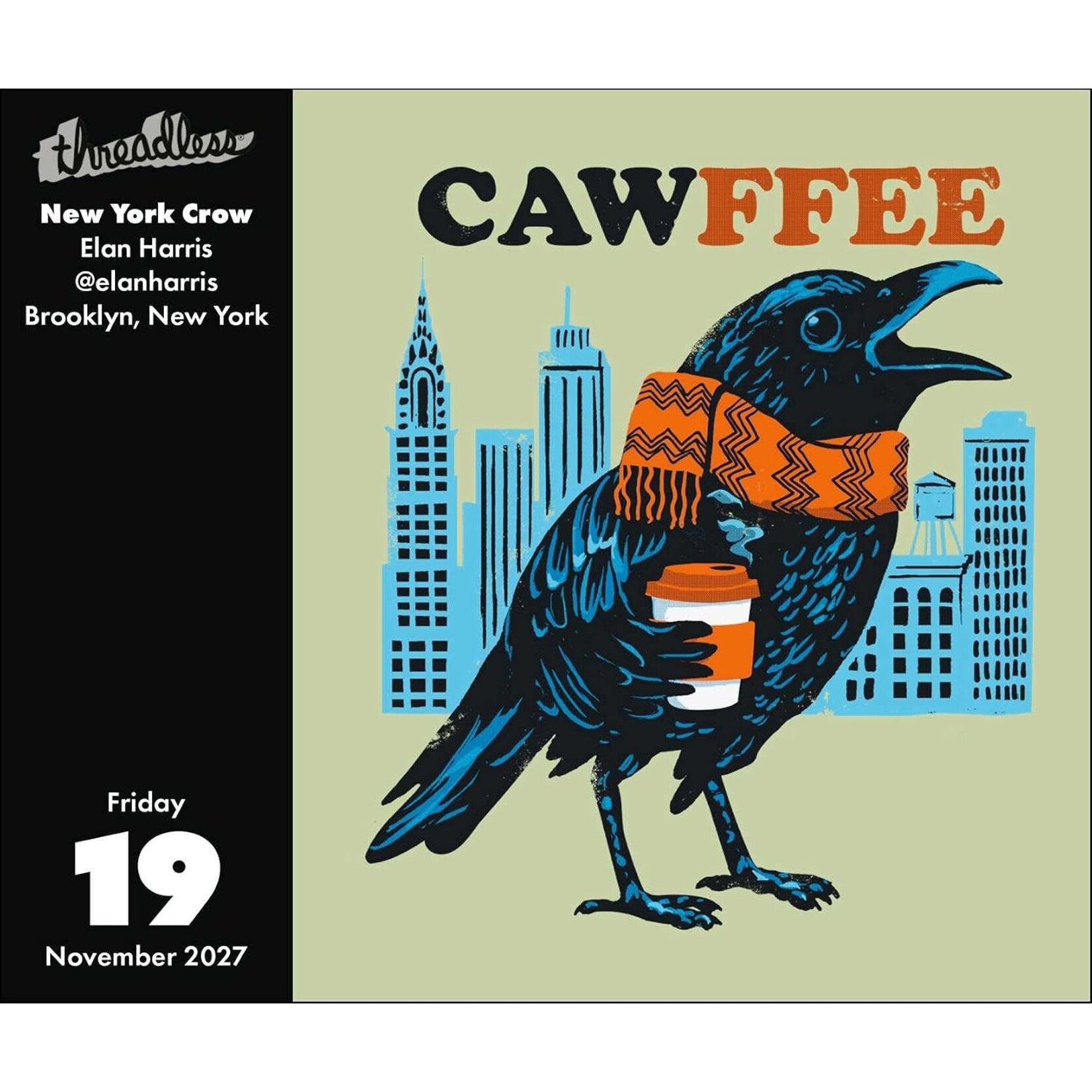 Threadless Design a Day Desk Calendar 2027