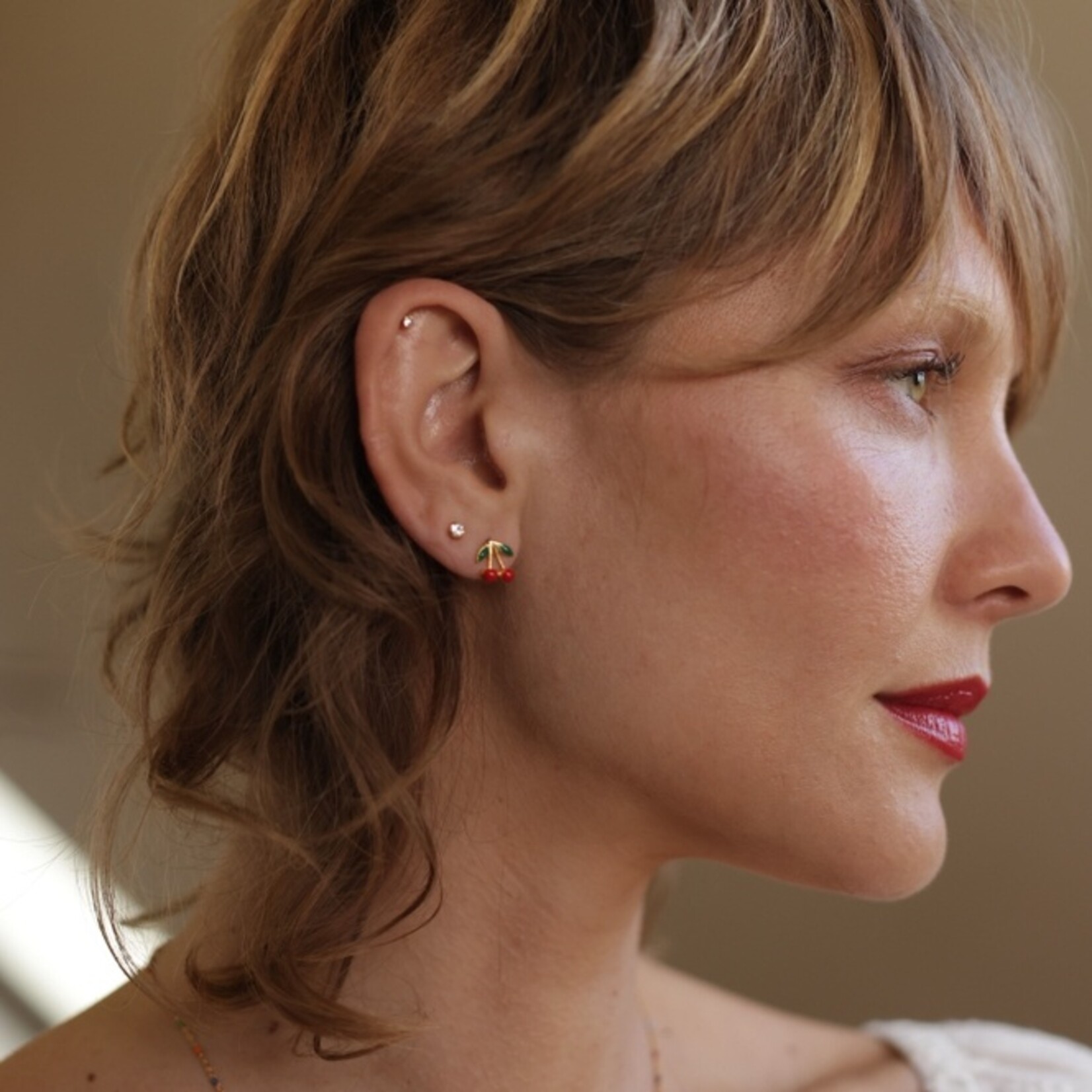 A Mano Cherry Studs