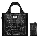 Basquiat Crown Black Metallic Loqi Bag