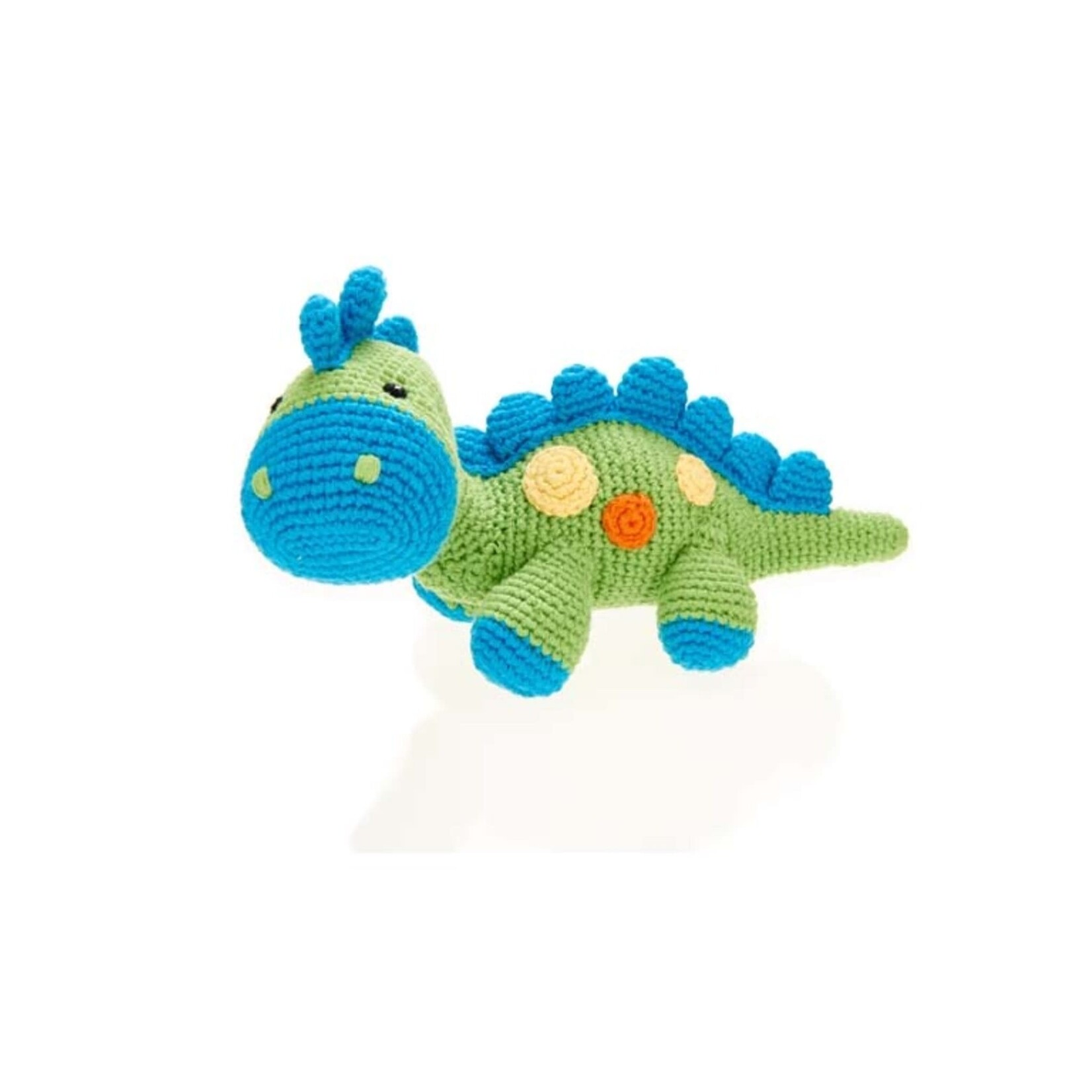 Green Steggy Dino Rattle
