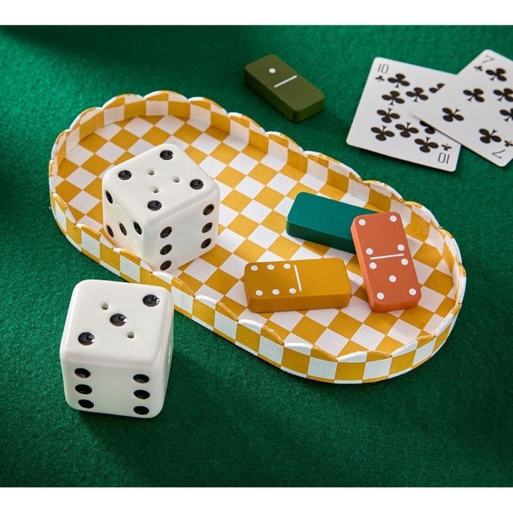 Tag Dice Salt & Pepper Shakers
