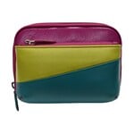 Intercontinental Leather Industries Travel Essential Pouch in Paradise Multi