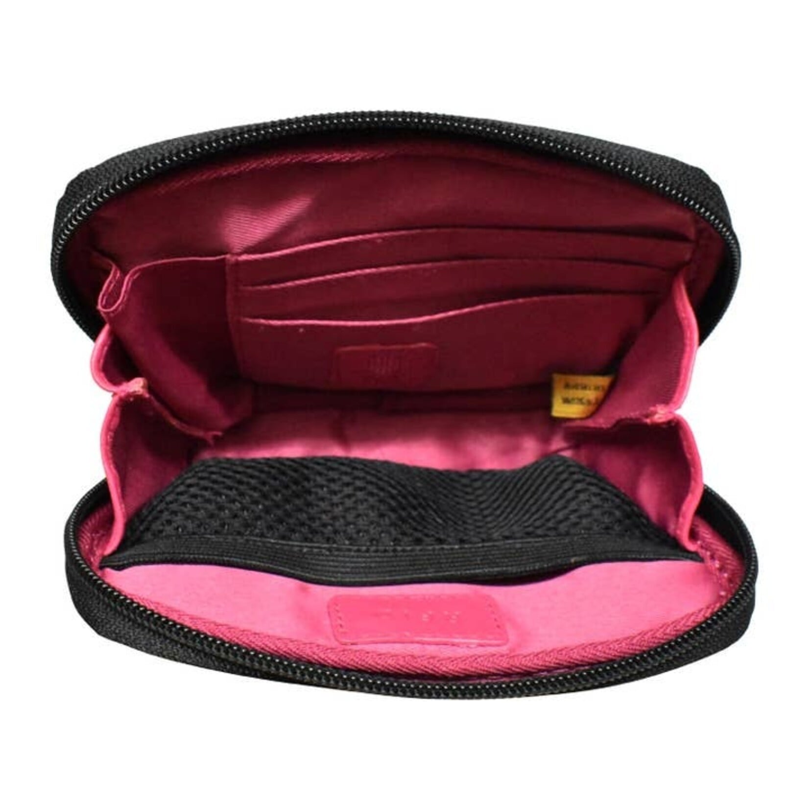 Intercontinental Leather Industries Travel Essential Pouch in Black Brights