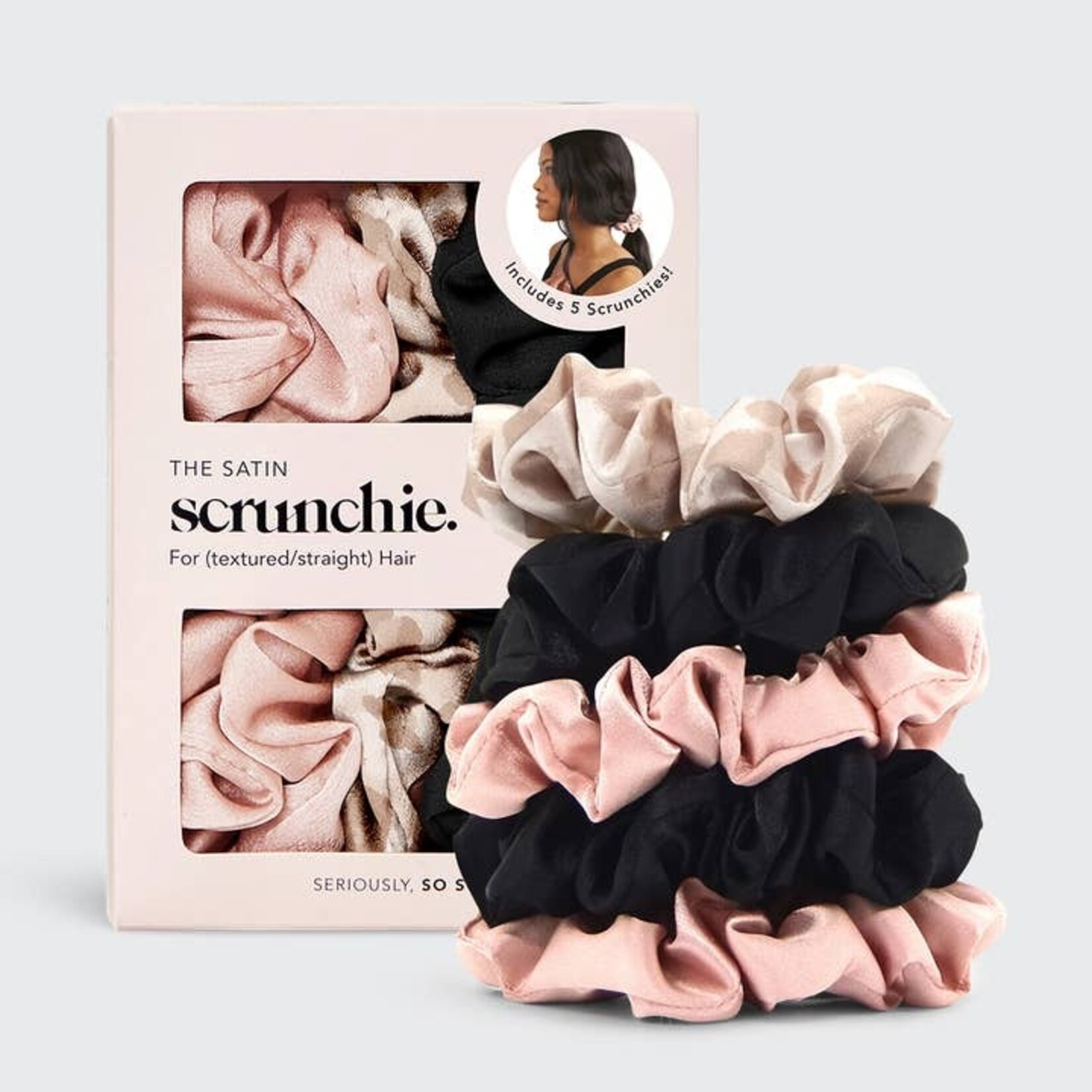 Kitsch Satin Sleep Scrunchies Set