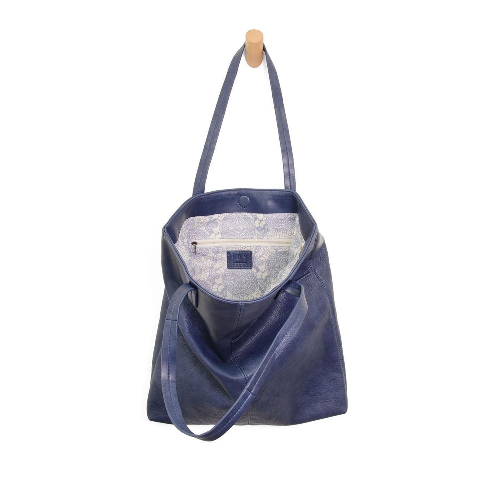 Joy Accessories Tabitha Magazine Tote in Navy