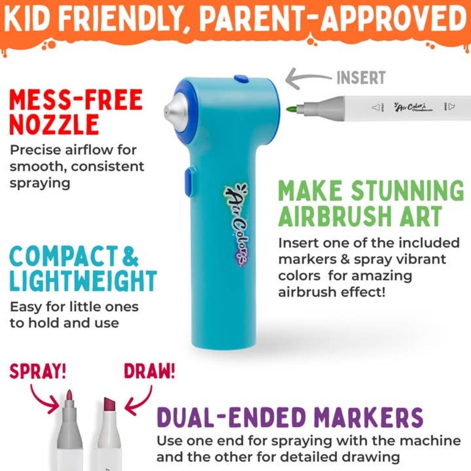 Air Color Airbrush Kit
