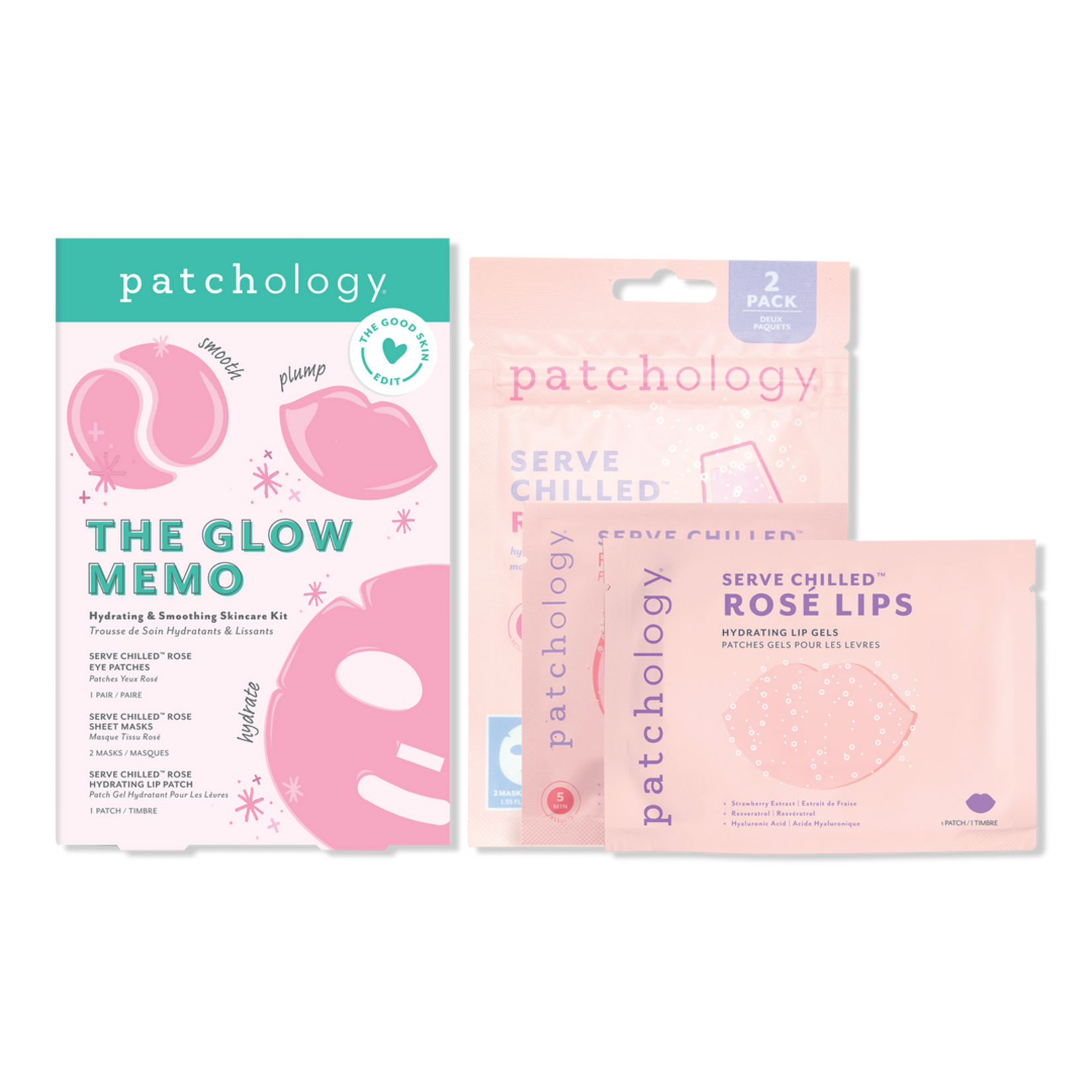Rare Beauty Brands The Glow Memo Hydrating & Smoothing Kit