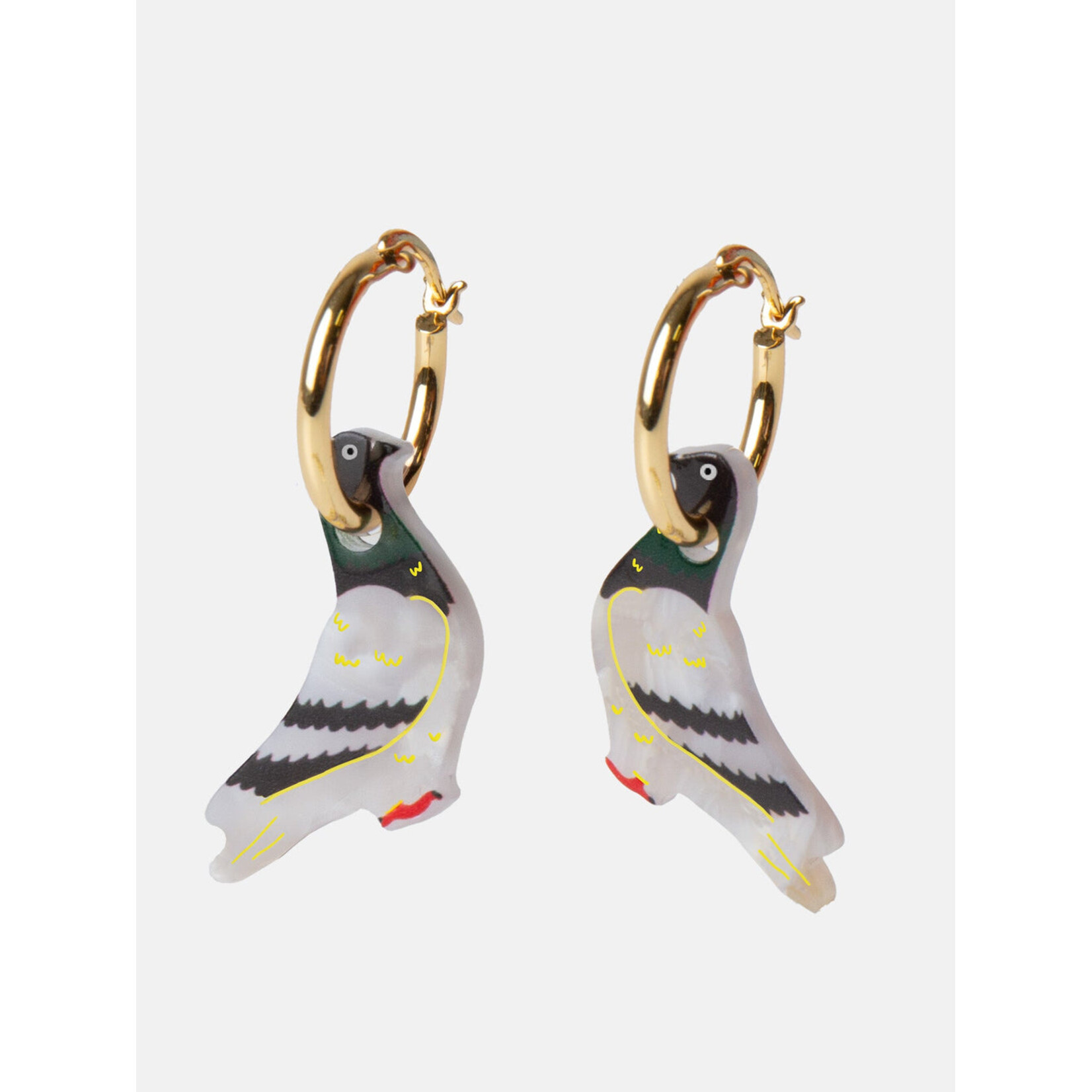doiy Pigeon Earrings