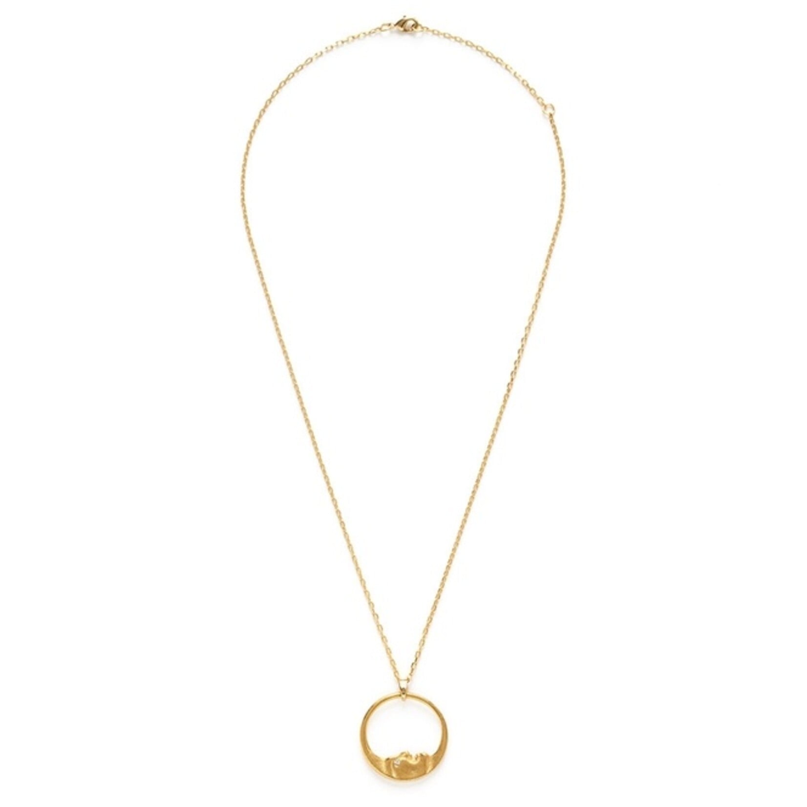 A Mano La Lune Necklace