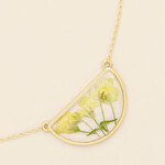Scout Curated Wears Yellow Pressed Flower Necklace