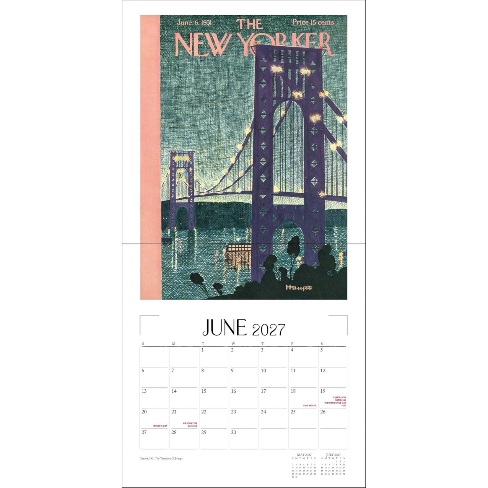 rizzoli universe New Yorker: A City in Covers Wall Calendar 2027