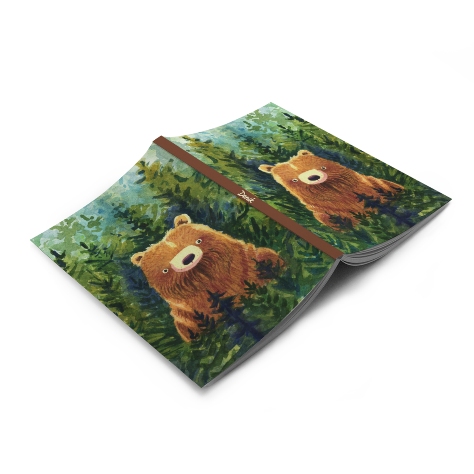 Denik Brown Bear Notebook