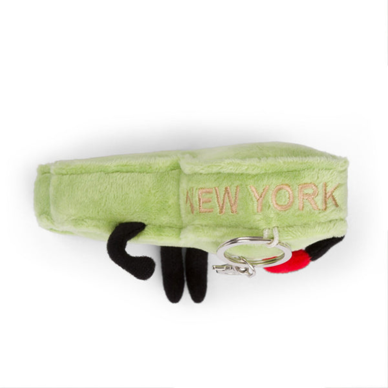 New York Stuffed States Keychain