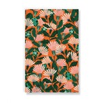 Denik Orange Floral Notebook