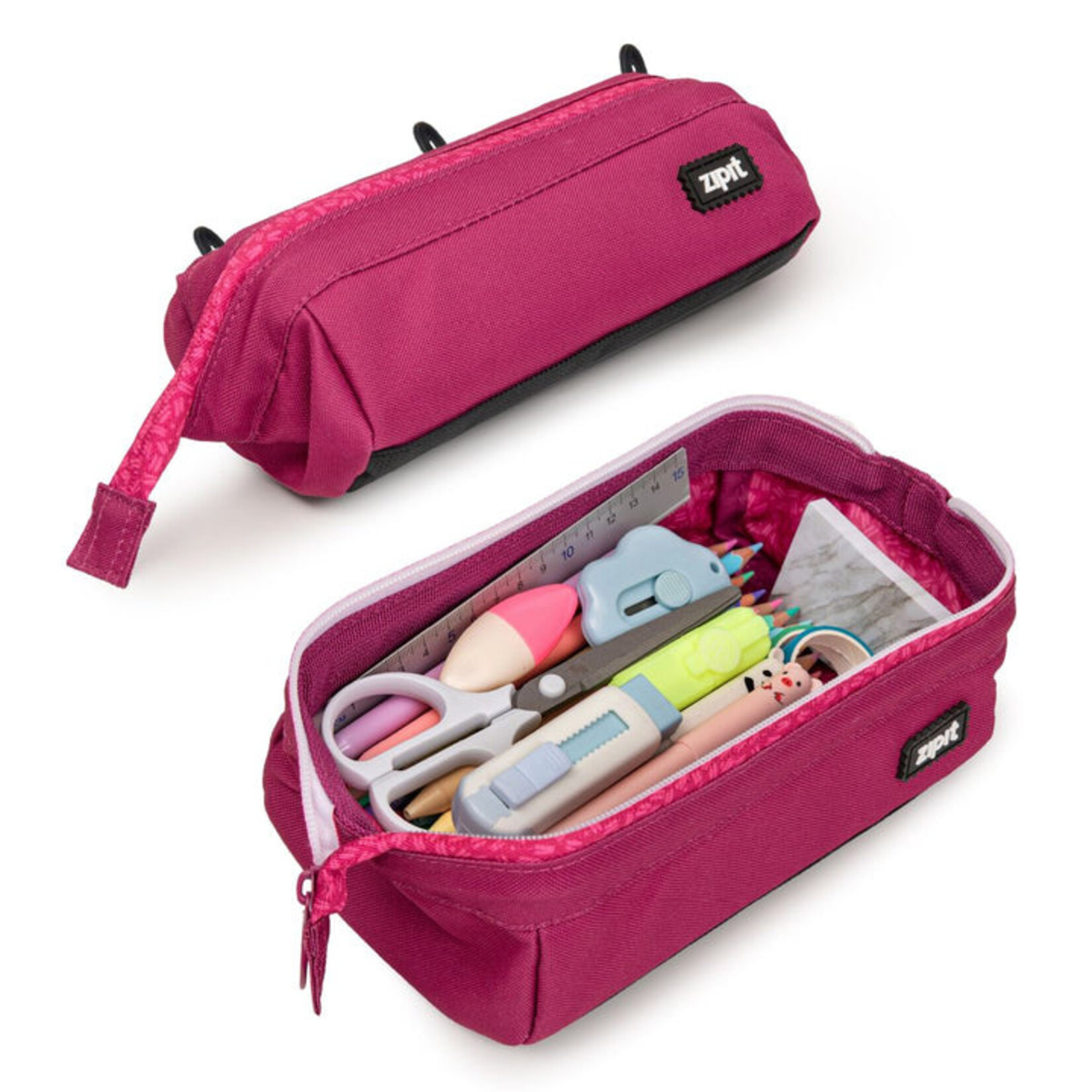 zipit Magenta Pink ZIPIT Lenny Pencil Case