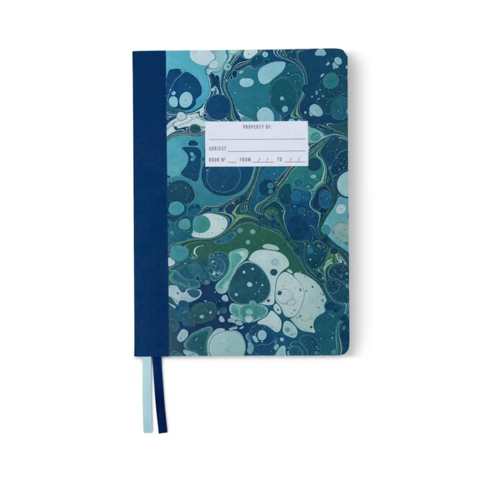 Designworks Teal Marbling Softcover Journal