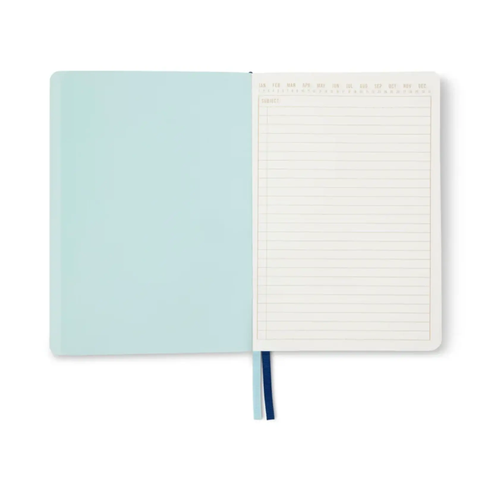 Designworks Teal Marbling Softcover Journal