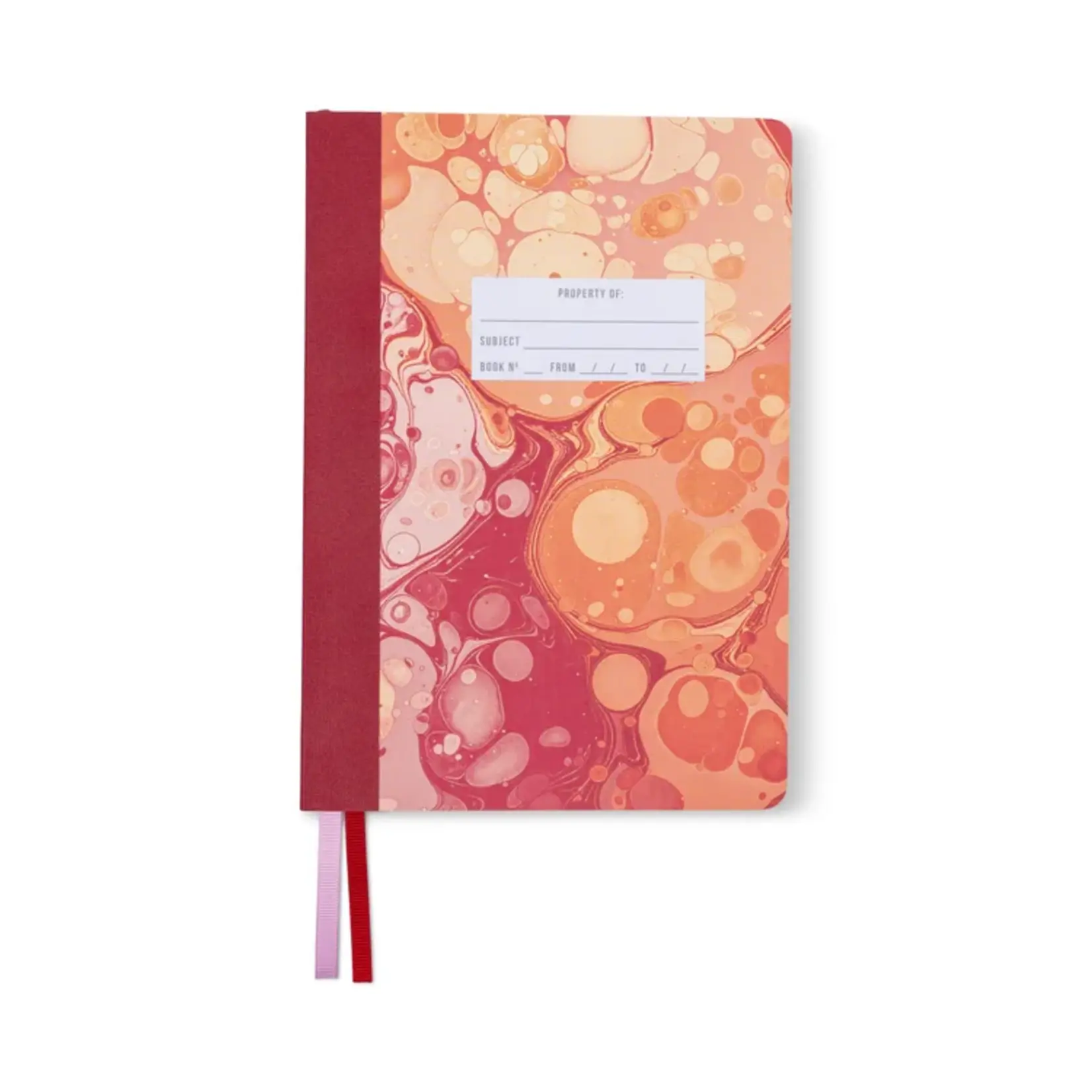 Designworks Cherry Peach Marbling Softcover Journal