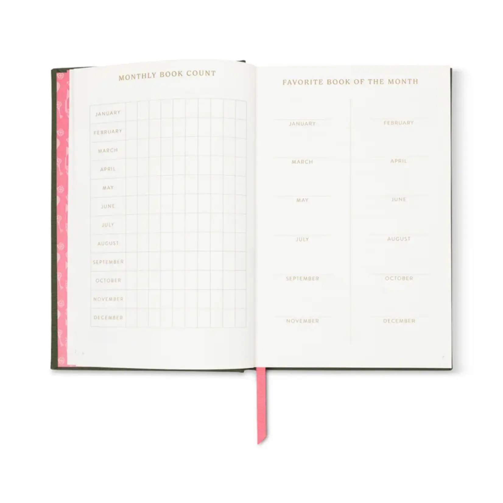 Designworks Book Club Self Help Reading Journal
