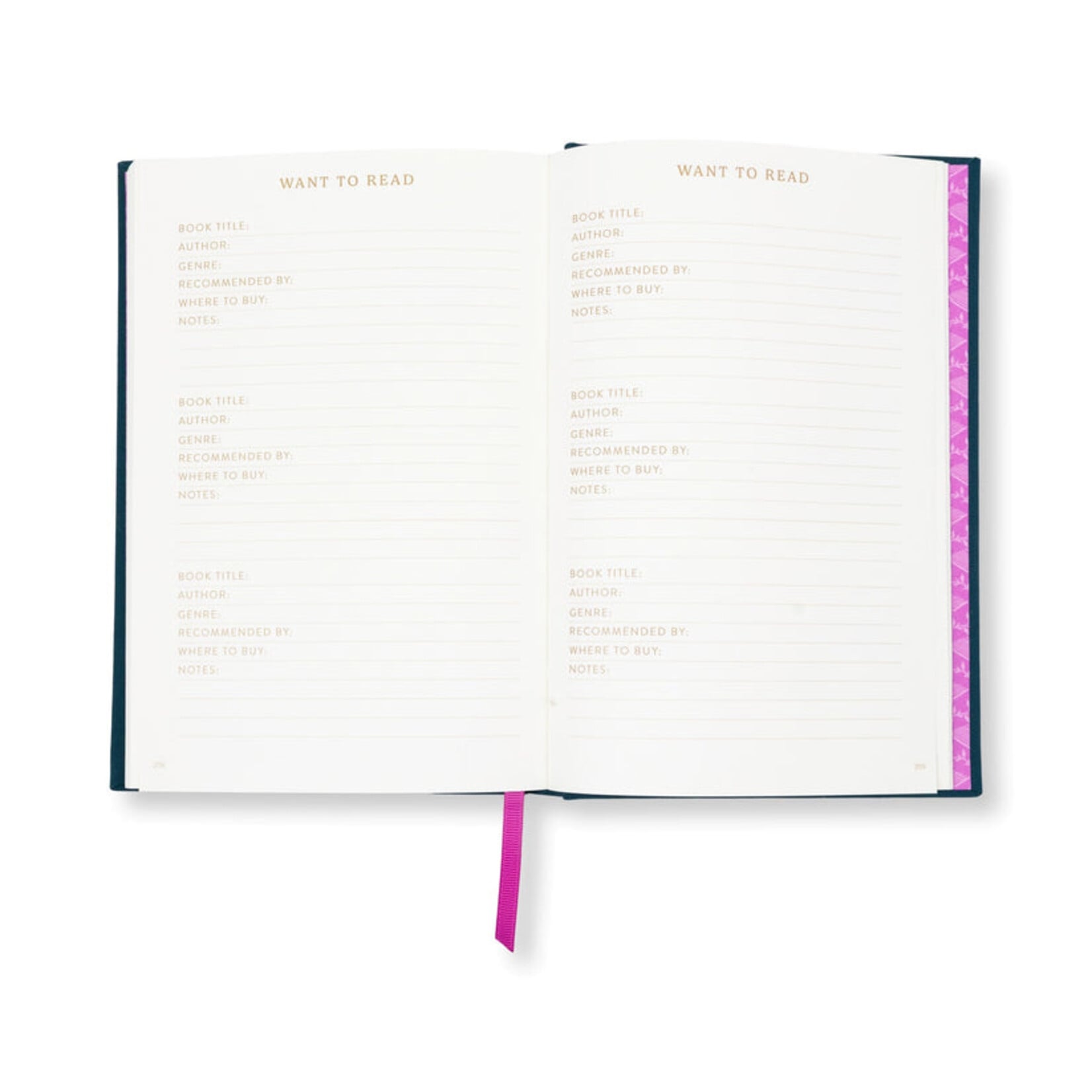 Designworks Page Turners Anonymous Self Help Reading Journal