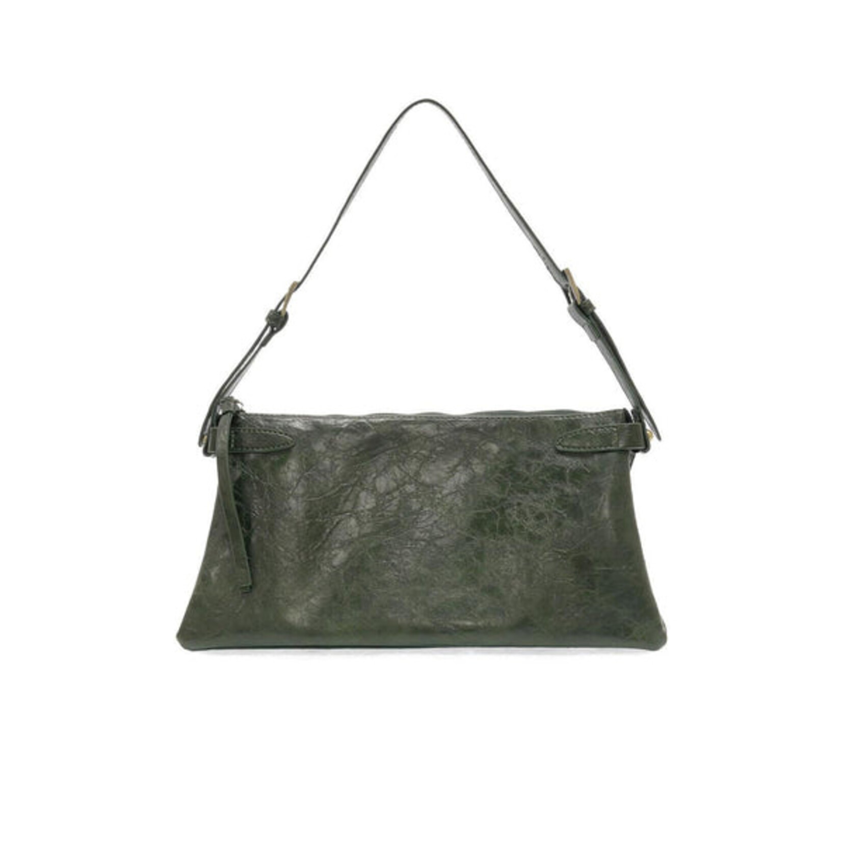 Joy Accessories Eve Trapeze Shoulder Bag in Deep Forest