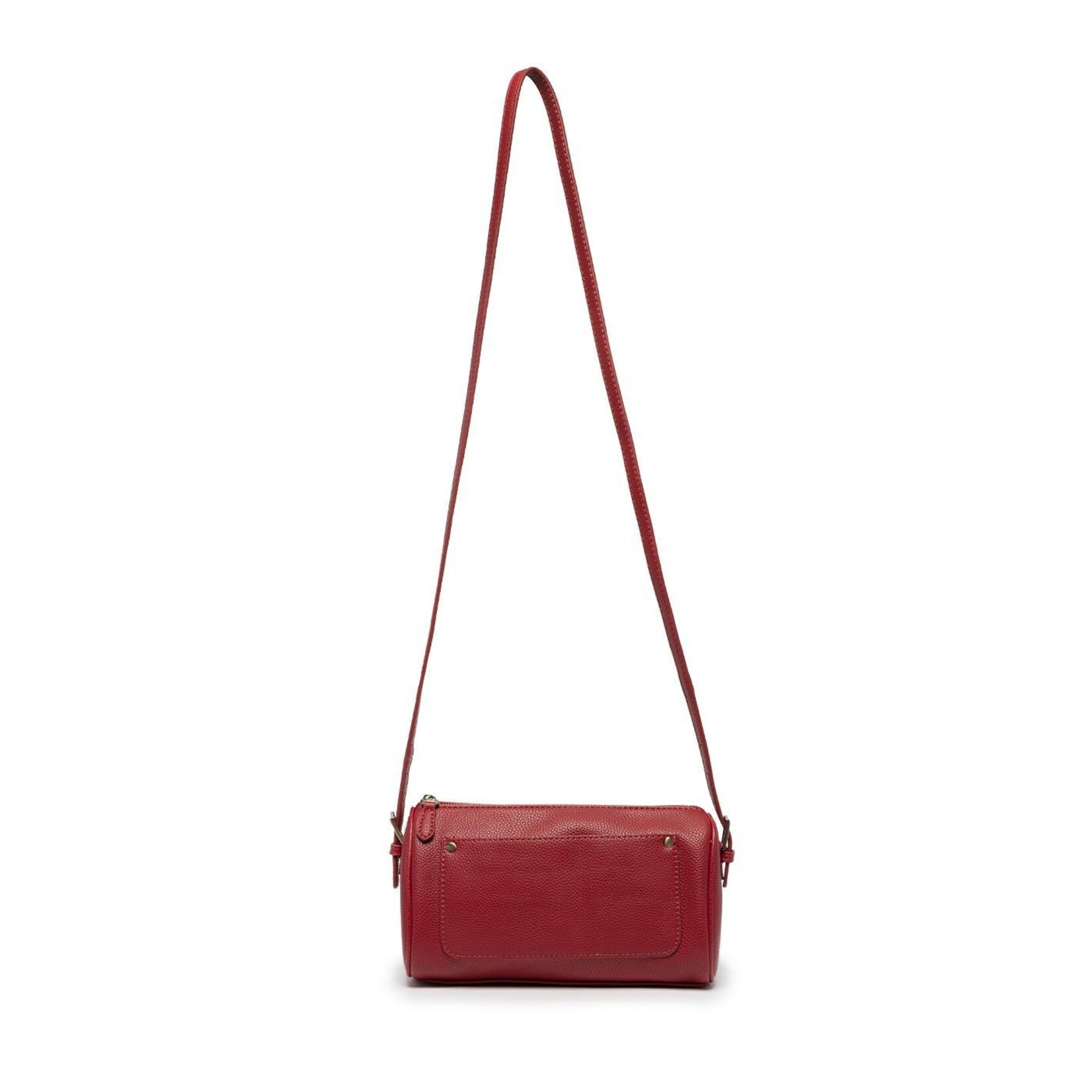 Joy Accessories Esme Barrel Shoulder/ Crossbody in Ruby
