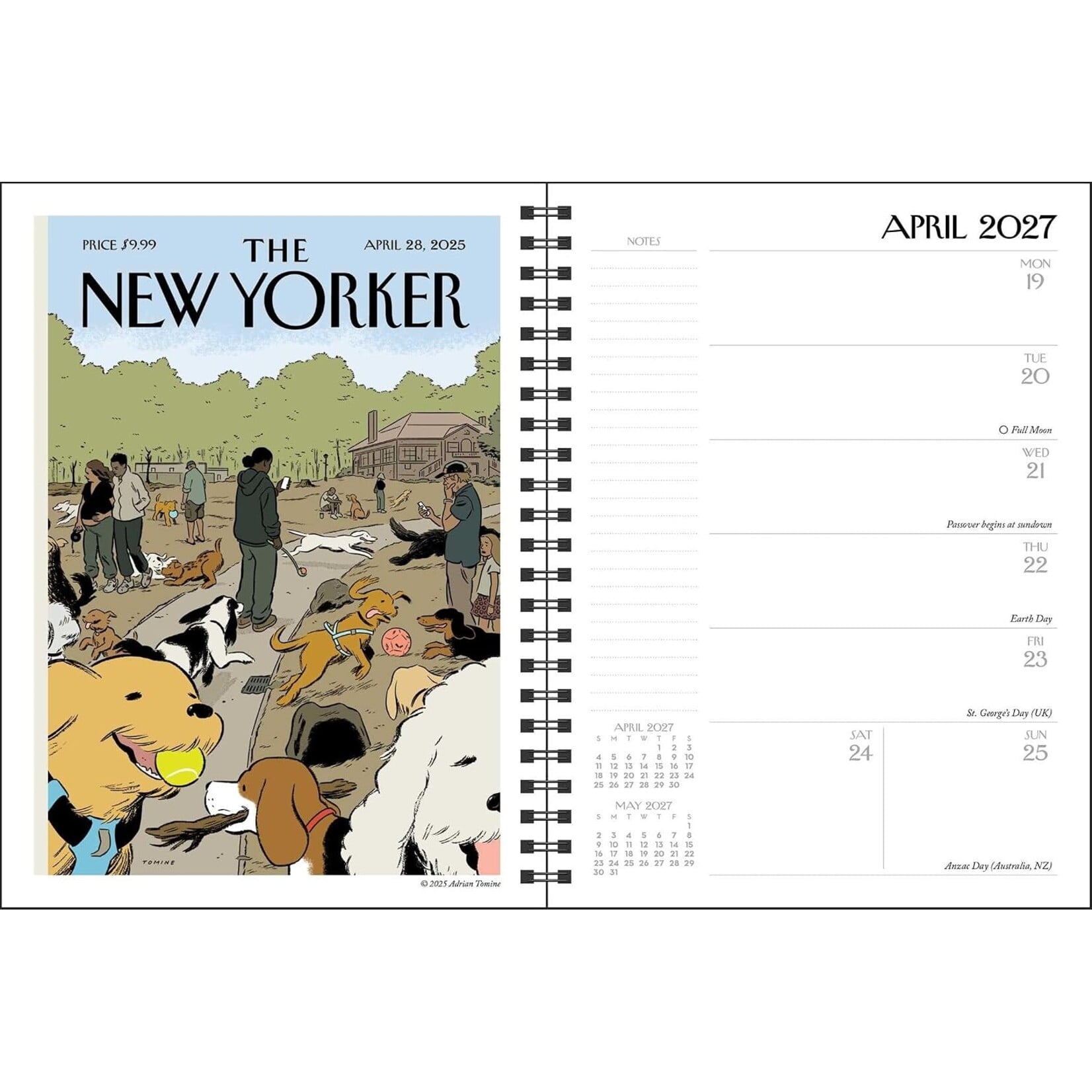 Simon and Schuster New Yorker Magazine 2027 Planner Calendar