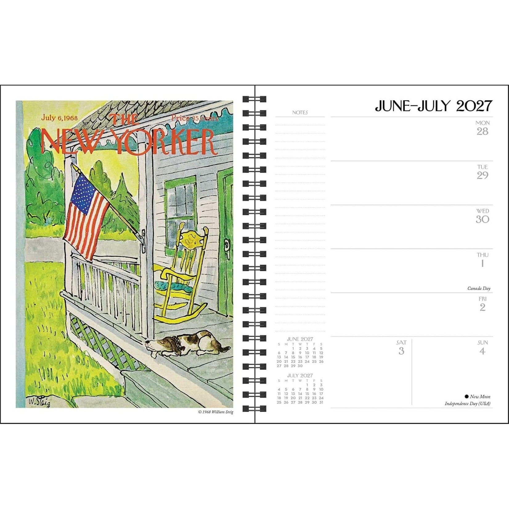 Simon and Schuster New Yorker Magazine 2027 Planner Calendar