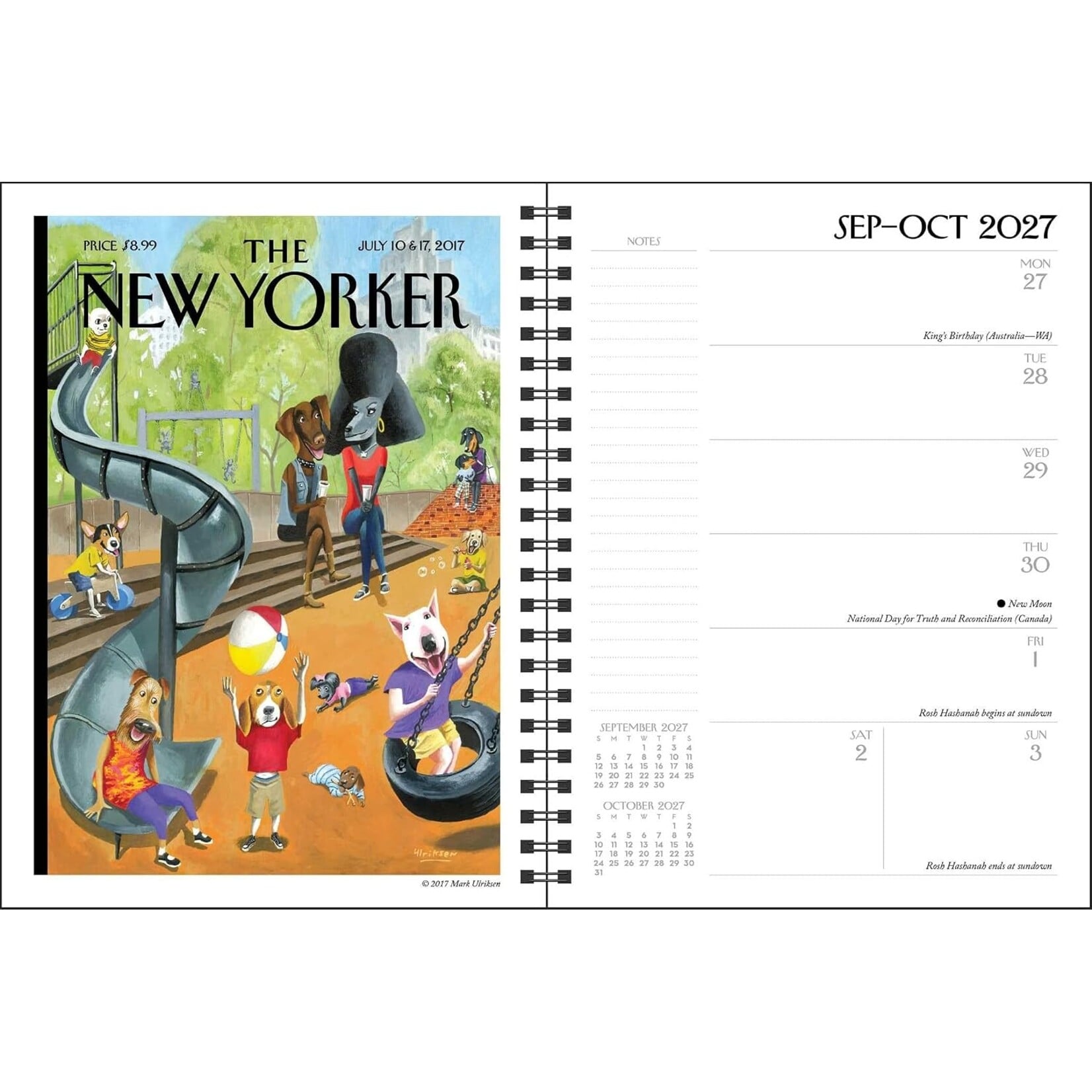 Simon and Schuster New Yorker Magazine 2027 Planner Calendar