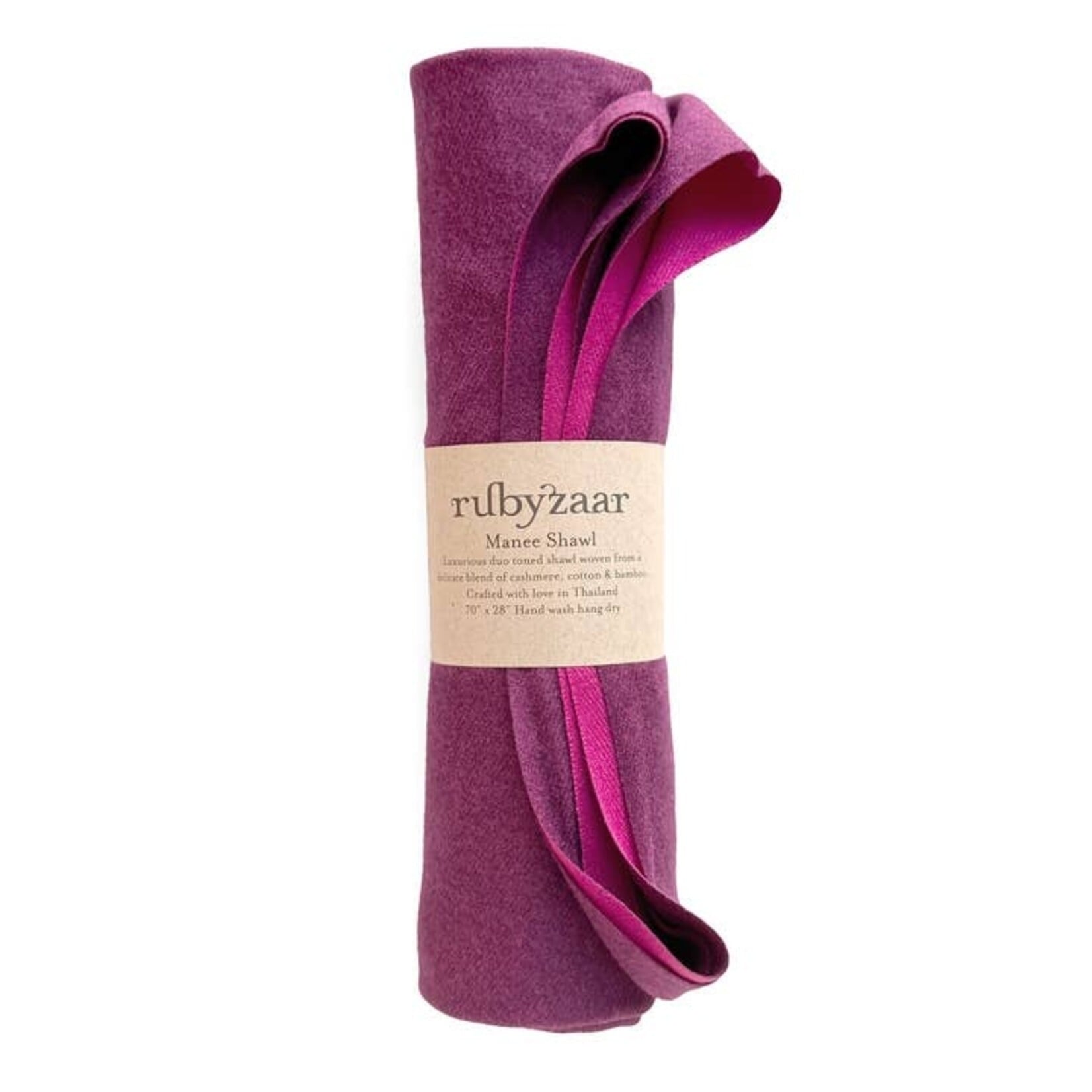 Fuchsia Manee Shawl