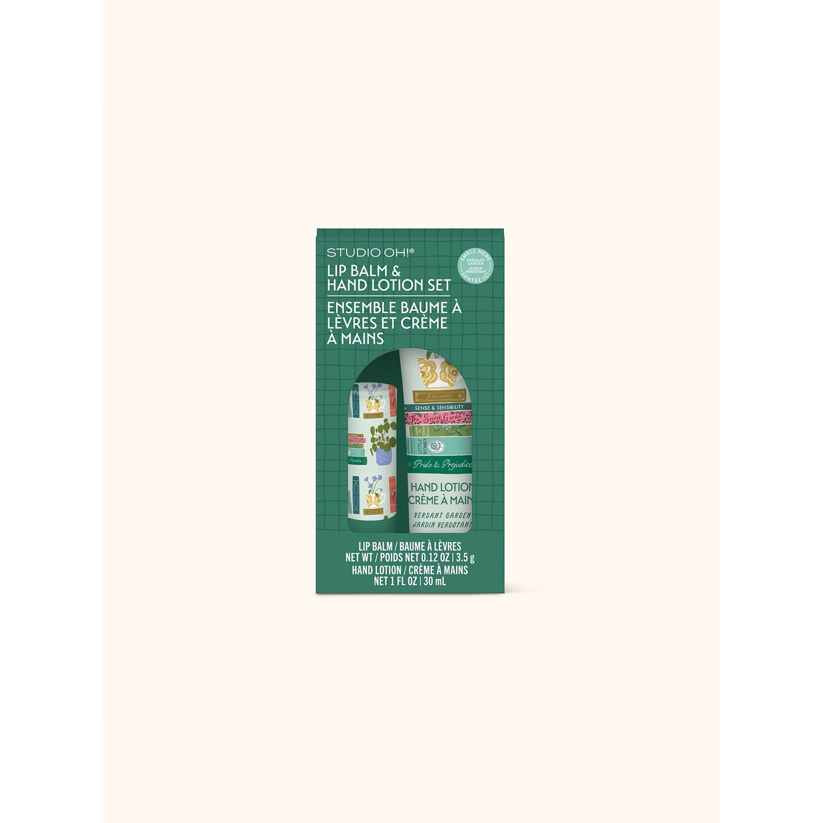 Studio oh! Cozy Reads Lip Balm & Lotion Set
