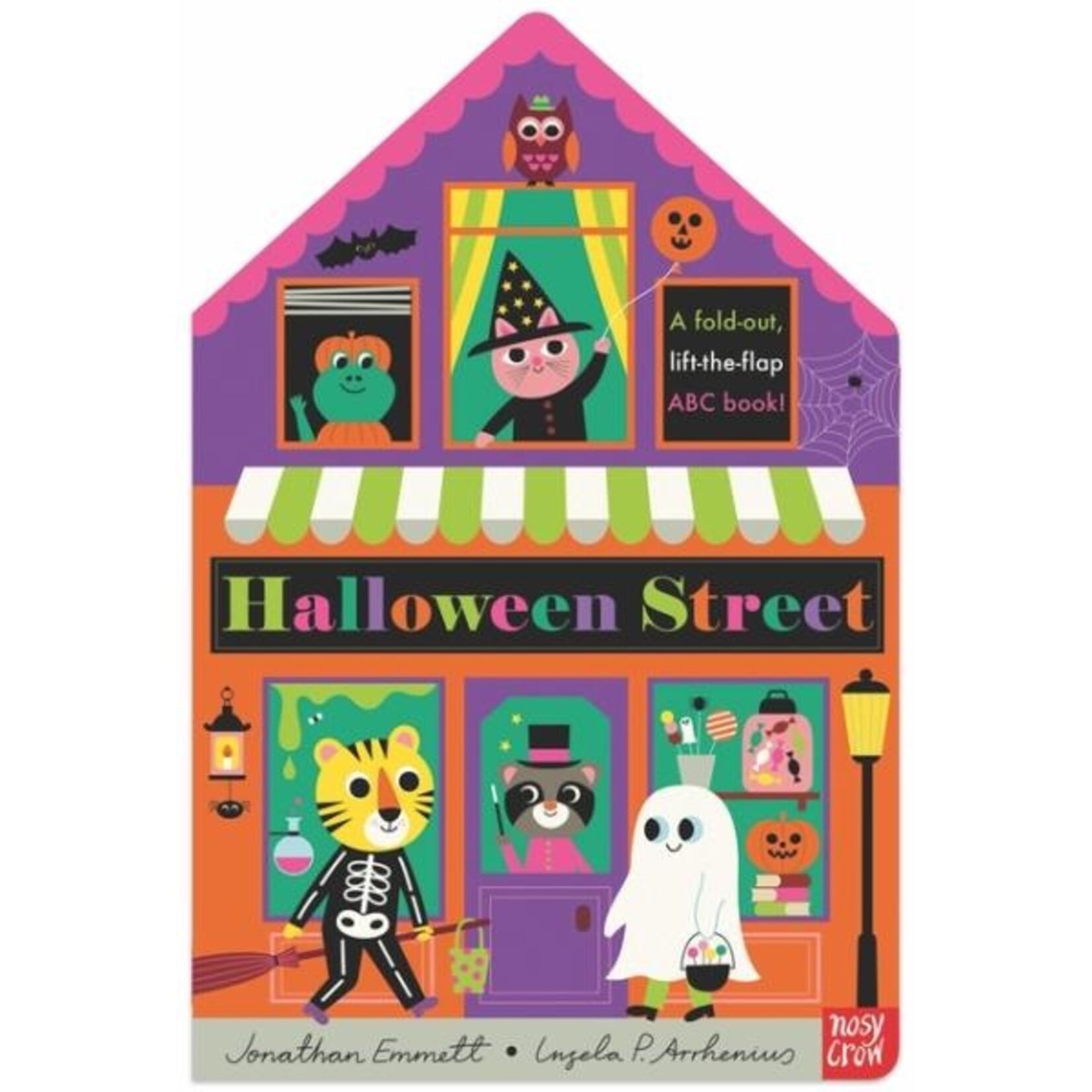 Hachette Halloween Street: A Fold-Out, Lift-the-Flap ABC Book!